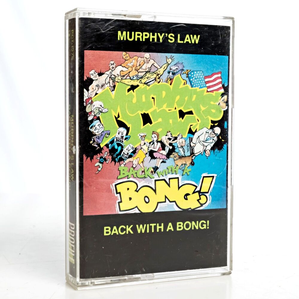 Murphy's Law Back With A Bong! Cassette 1989 Profile Records